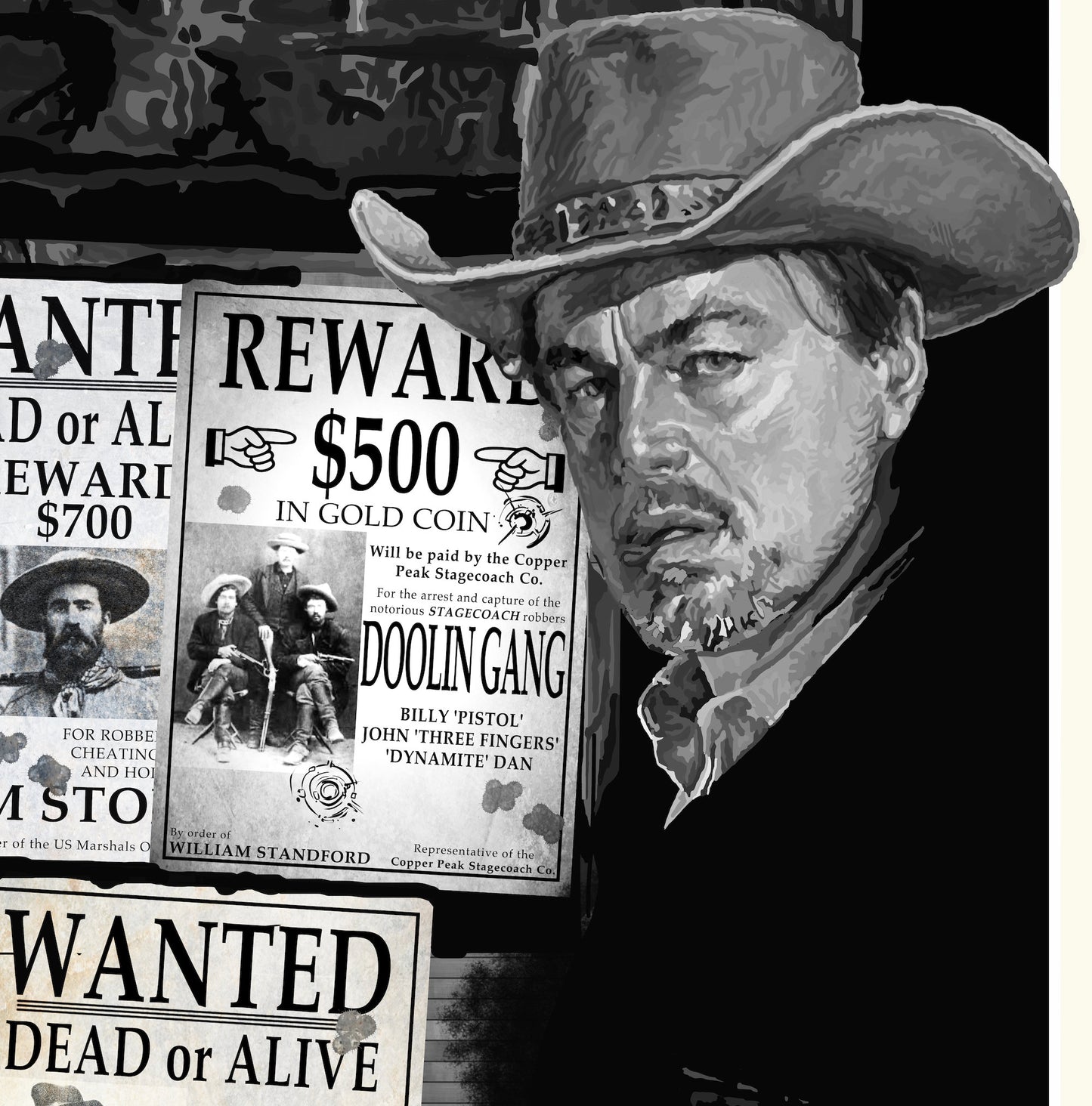 Bounty Law Poster, Rick Dalton Film Poster, Rick Dalton Bounty Law, Once Upon A Time In Hollywood, Bounty Law TV Poster, Home Decor