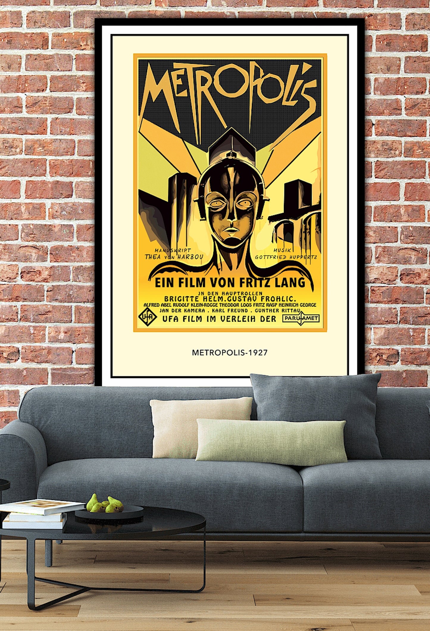 Metropolis Poster, Metropolis Movie Poster, Retro Sci-fi Movie Poster, Classic Sci-fi Movie Poster, 1920's Film Posters