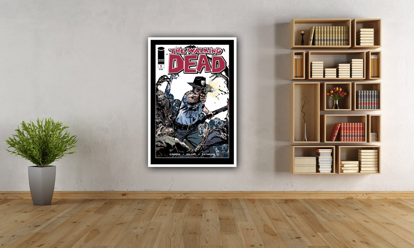 Walking Dead Poster, The Walking Dead Wall Art, Walking Dead Comic Art, Walking Dead Print, Walking Dead Graphic Poster