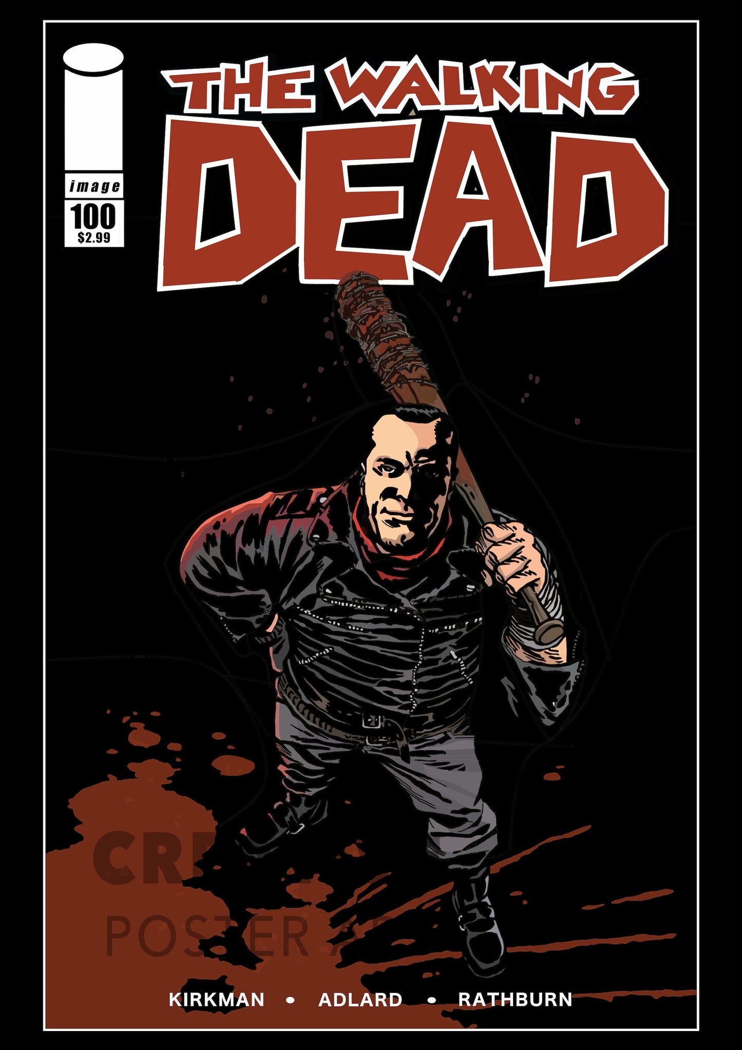 Walking Dead Poster, The Walking Dead Wall Art, Walking Dead Comic Art, Walking Dead Print, Walking Dead Graphic Poster