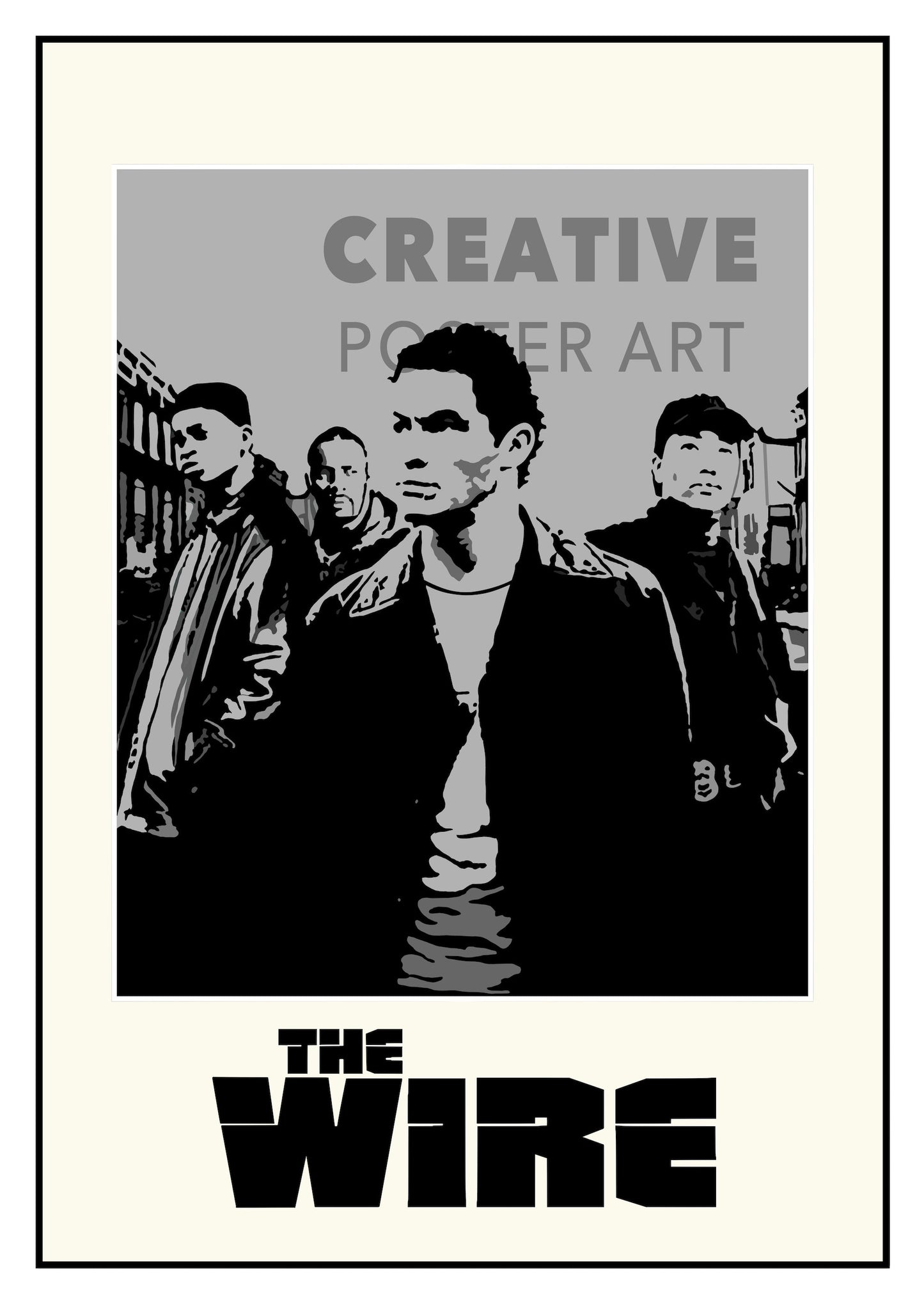 The Wire Poster,The Wire Wall Art, Home Decor, Gift Idea, The Wire Print, The Wire TV Poster, The Wire TV Show Poster Print