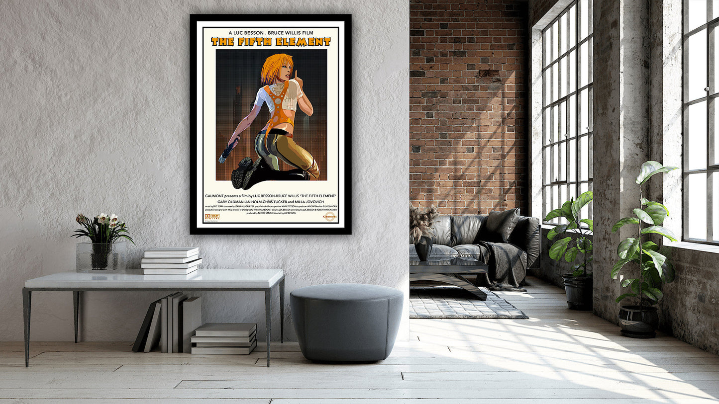 The Fifth Element Movie Poster, Fifth Element Movie Wall Art,Fifth Element Movie Print, Fifth Element Film Poster, Sizes A0/A1/A2/A3/A4