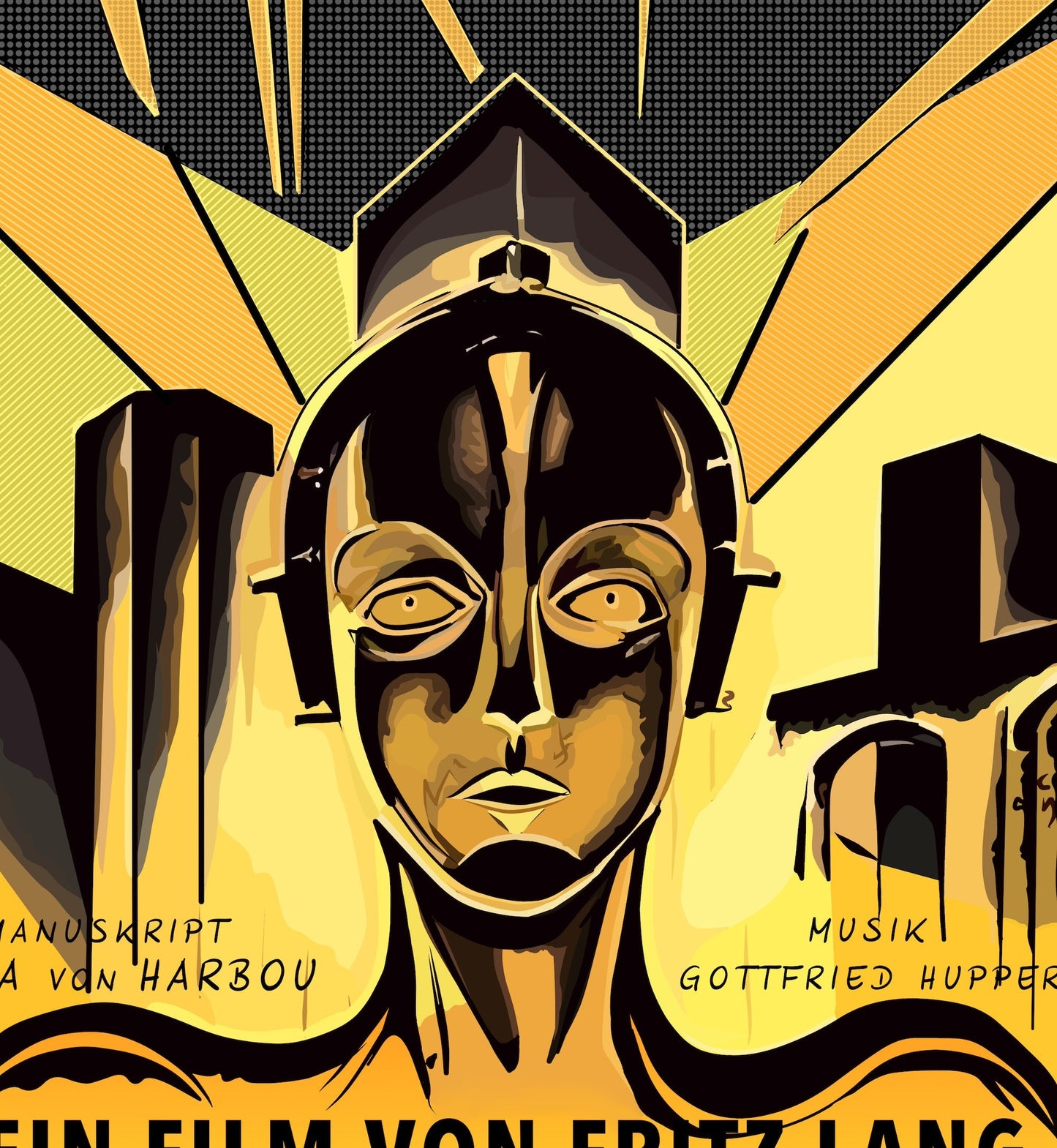 Metropolis Poster, Metropolis Movie Poster, Retro Sci-fi Movie Poster, Classic Sci-fi Movie Poster, 1920's Film Posters