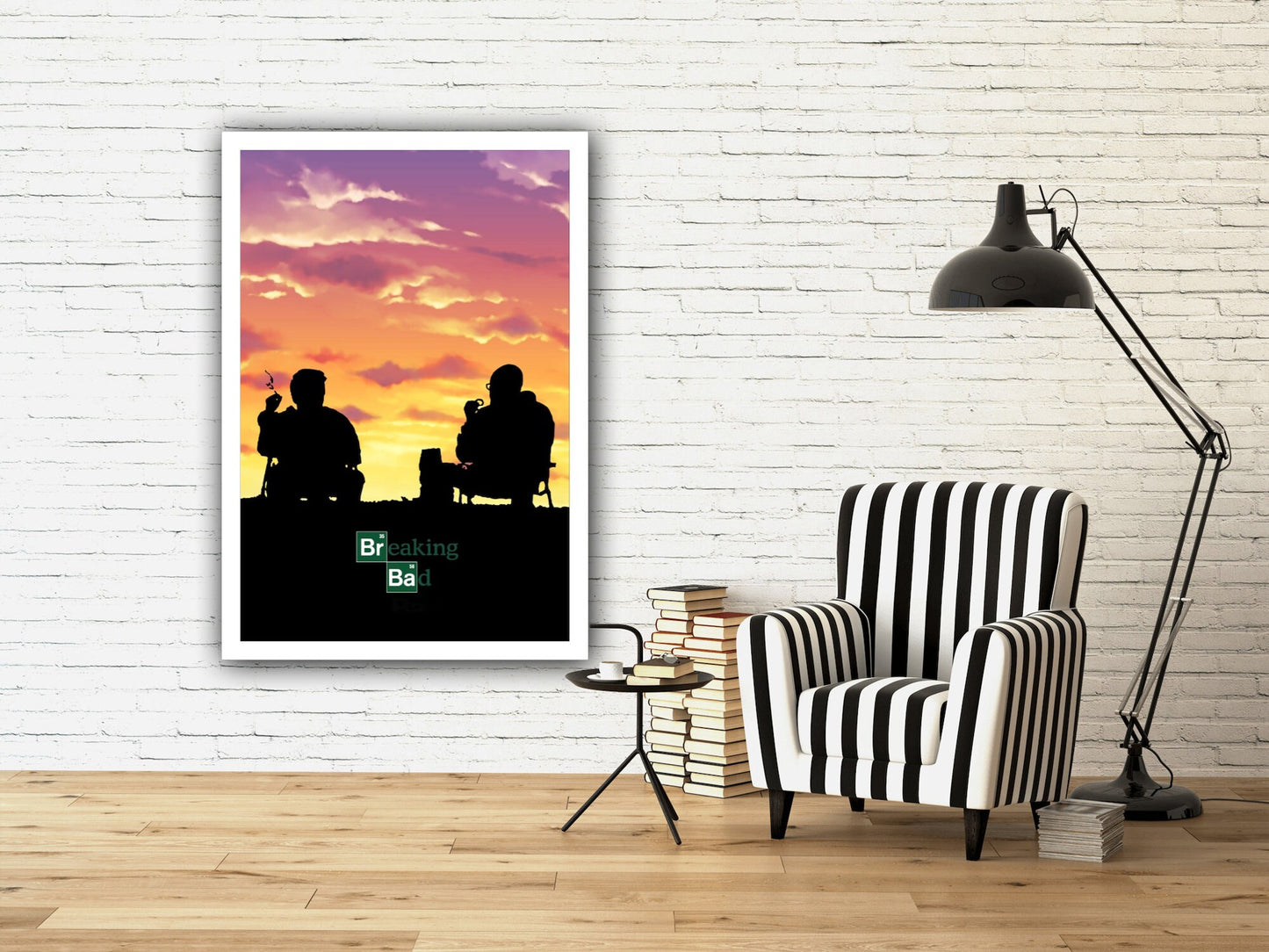 Breaking Bad Poster, Breaking Bad Wall Art, Home Decor, Gift Idea, Breaking Bad Print, Walter White and Jessie Pinkman Poster