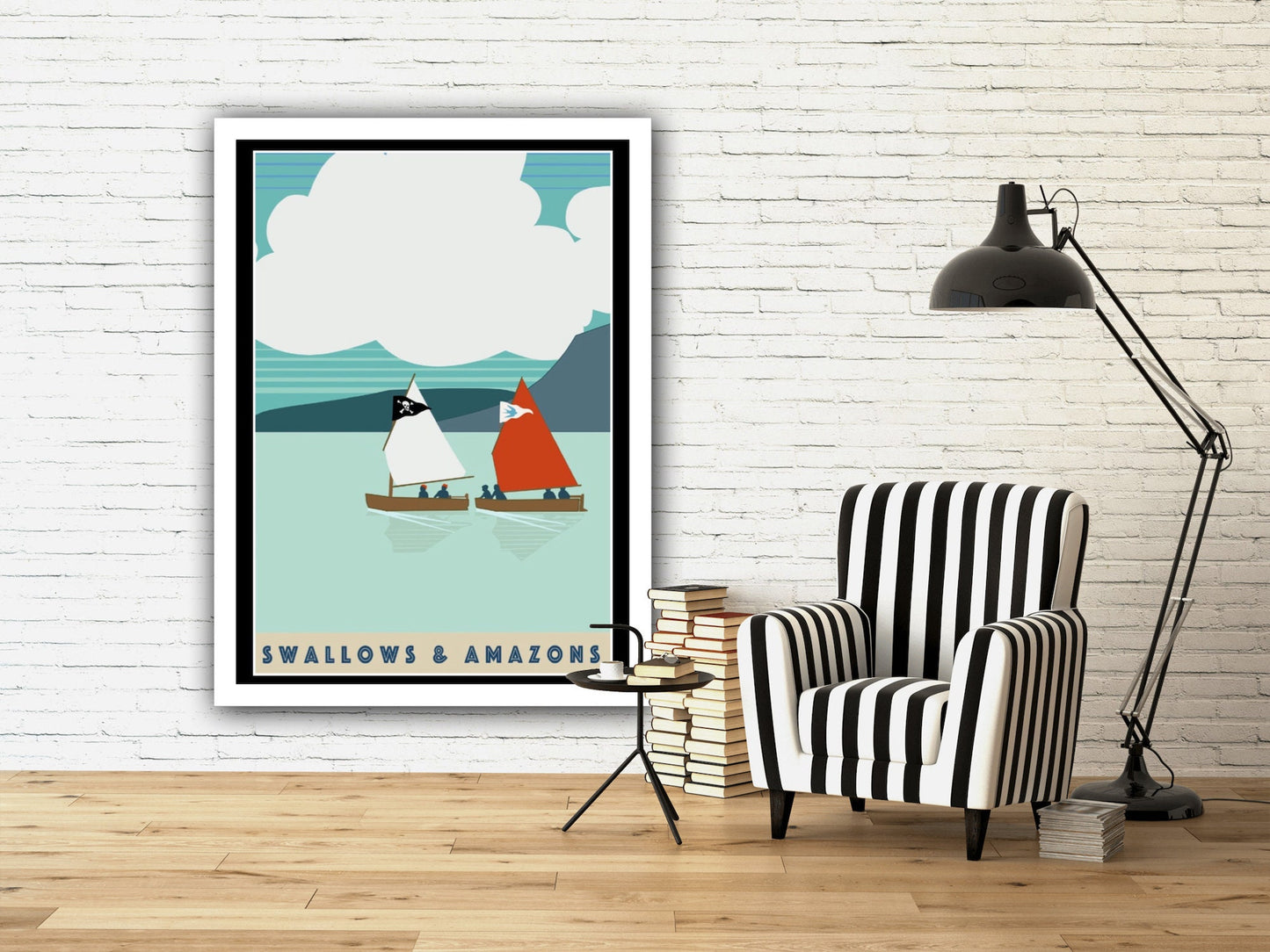 Swallows & Amazons Poster, Swallows and Amazons Wall Art, Swallows and Amazons Print, Swallows and Amazons Artwork