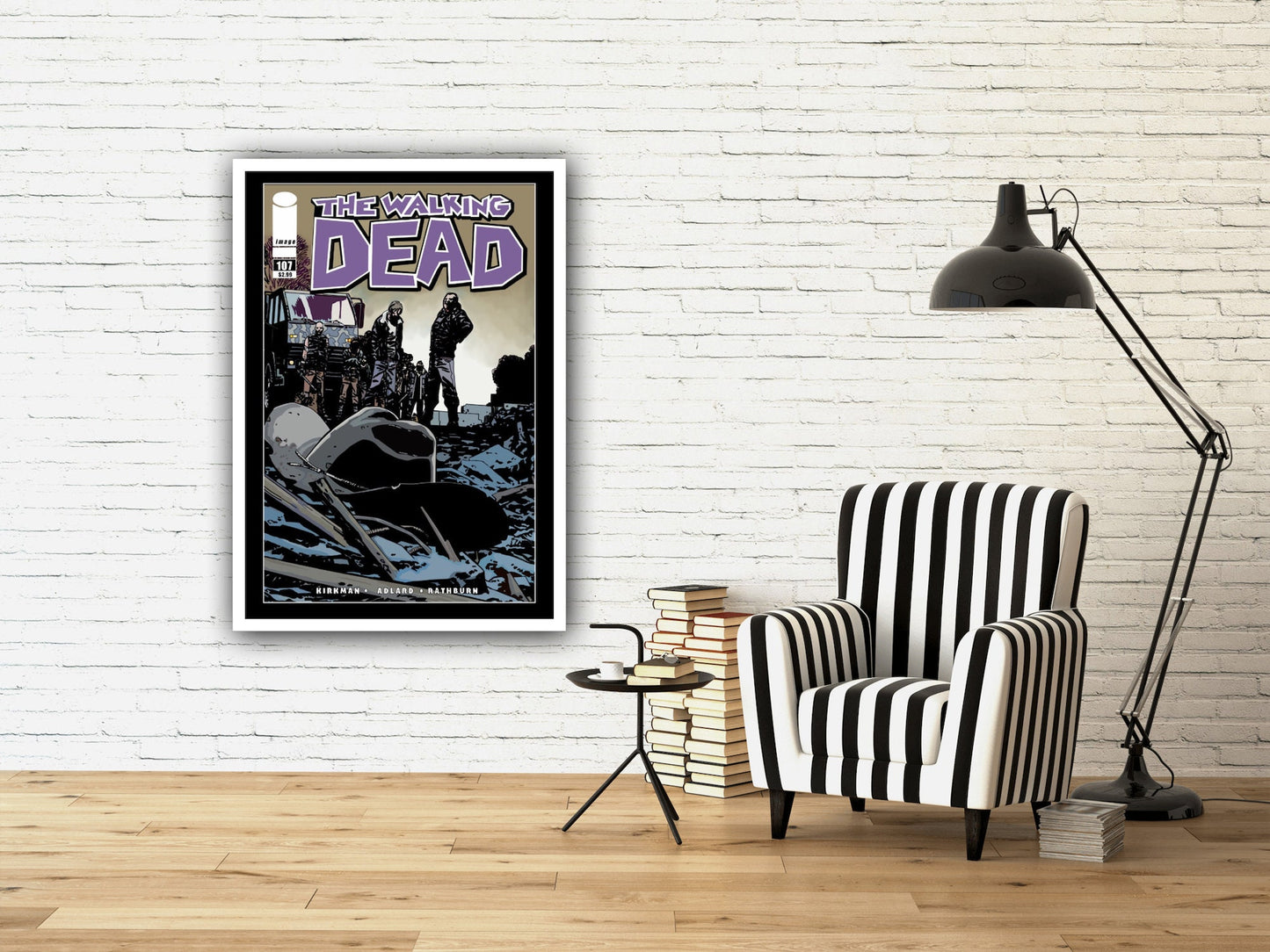 Walking Dead Poster, The Walking Dead Wall Art, Walking Dead Comic Art, Walking Dead Print, Walking Dead Graphic Poster