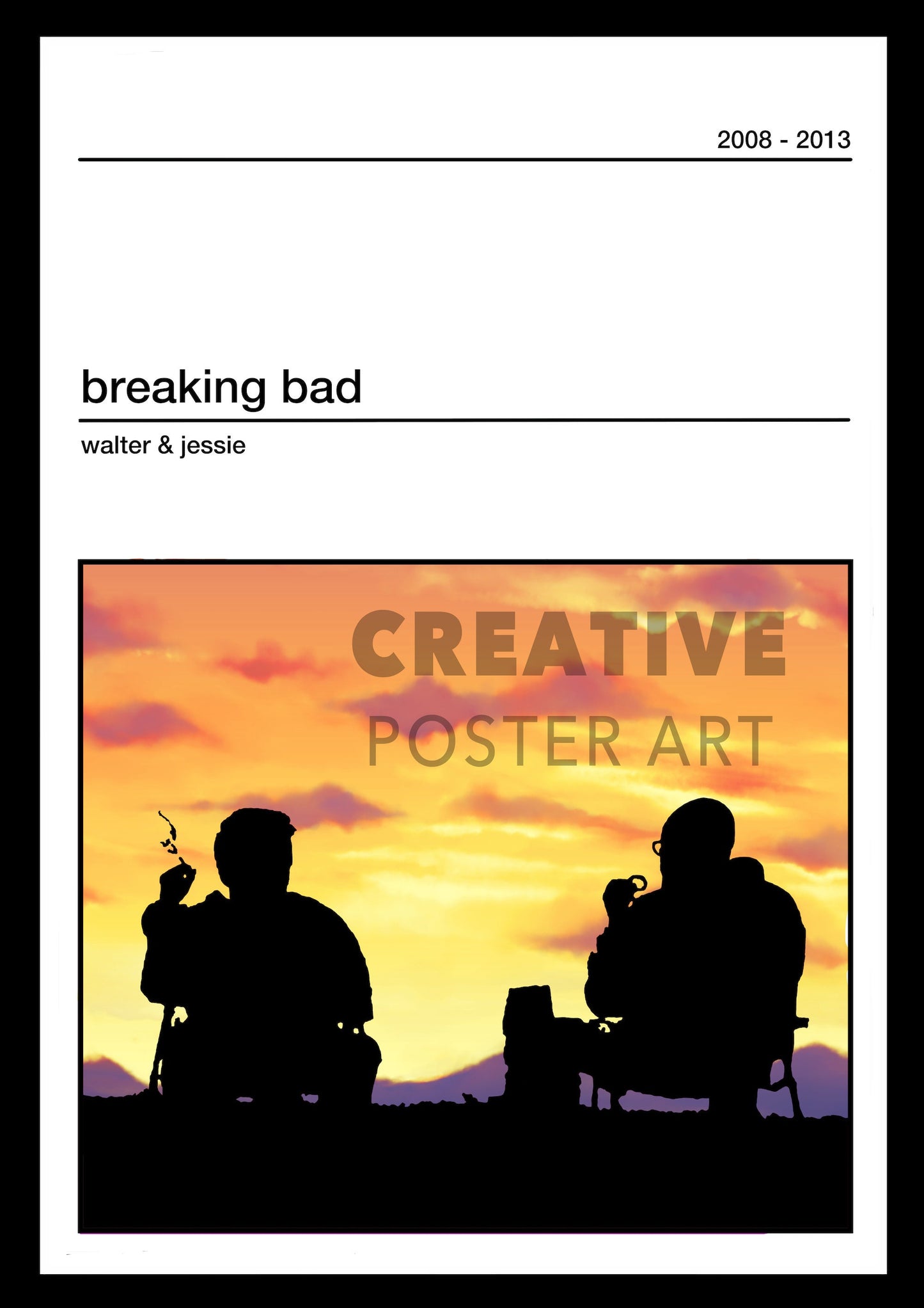 Breaking Bad Poster, Breaking Bad Wall Art, Home Decor, Gift Idea, Breaking Bad Print, Breaking Bad TV Show Poster