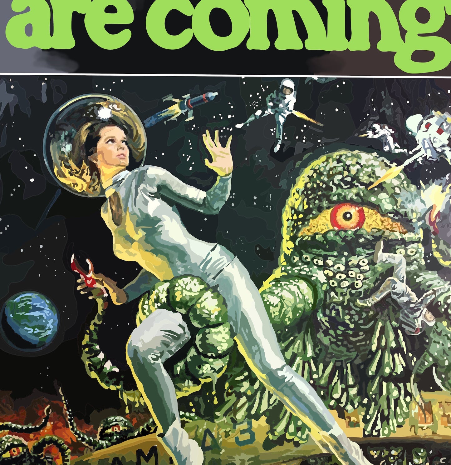 The Green Slime Poster, The Green Slime Movie Poster, The Green Slime Film Sci-Fi Print Poster