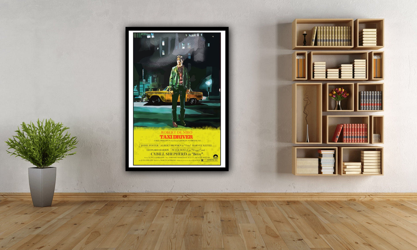 Taxi Driver Poster, Taxi Driver Movie Poster,Home Decor Wall Art, Film Movie Poster, Hand Drawn Digital Artwork