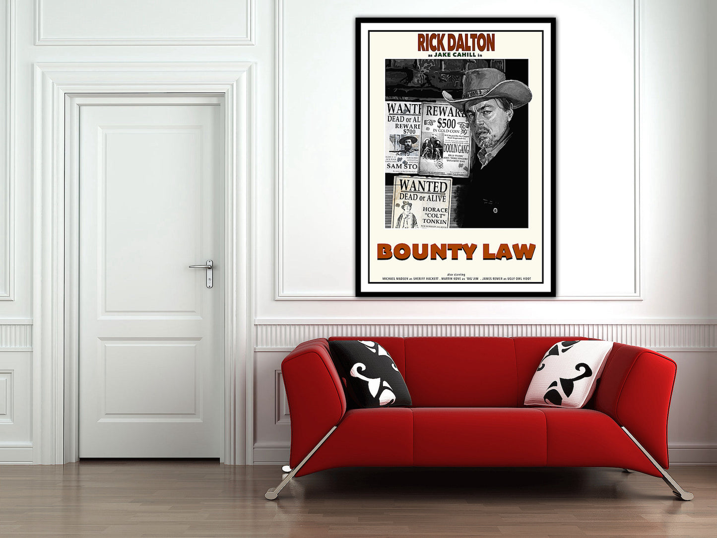 Bounty Law Poster, Rick Dalton Film Poster, Rick Dalton Bounty Law, Once Upon A Time In Hollywood, Bounty Law TV Poster, Home Decor