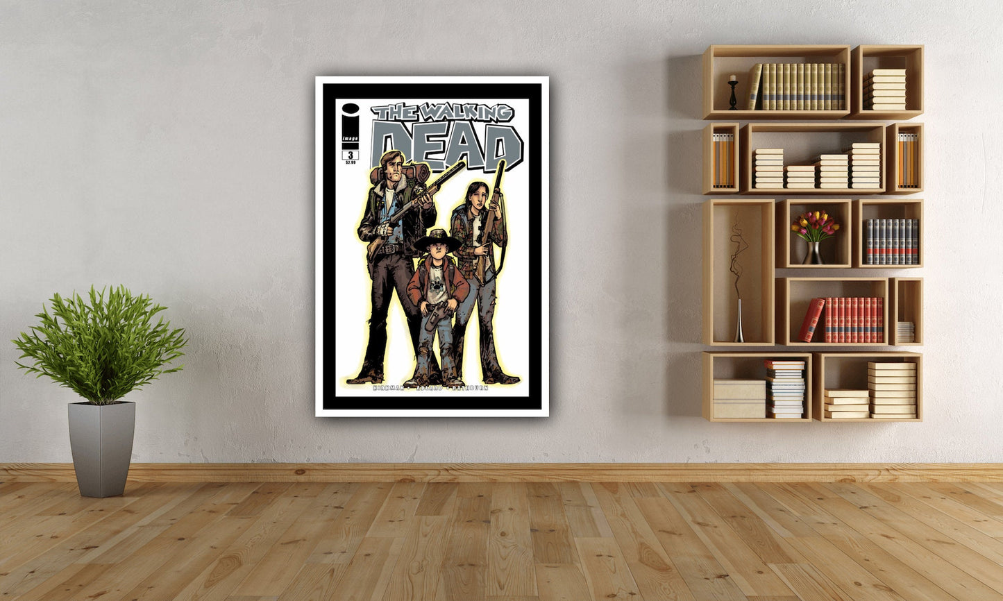 Walking Dead Poster, The Walking Dead Wall Art, Walking Dead Comic Art, Walking Dead Print, Walking Dead Graphic Poster