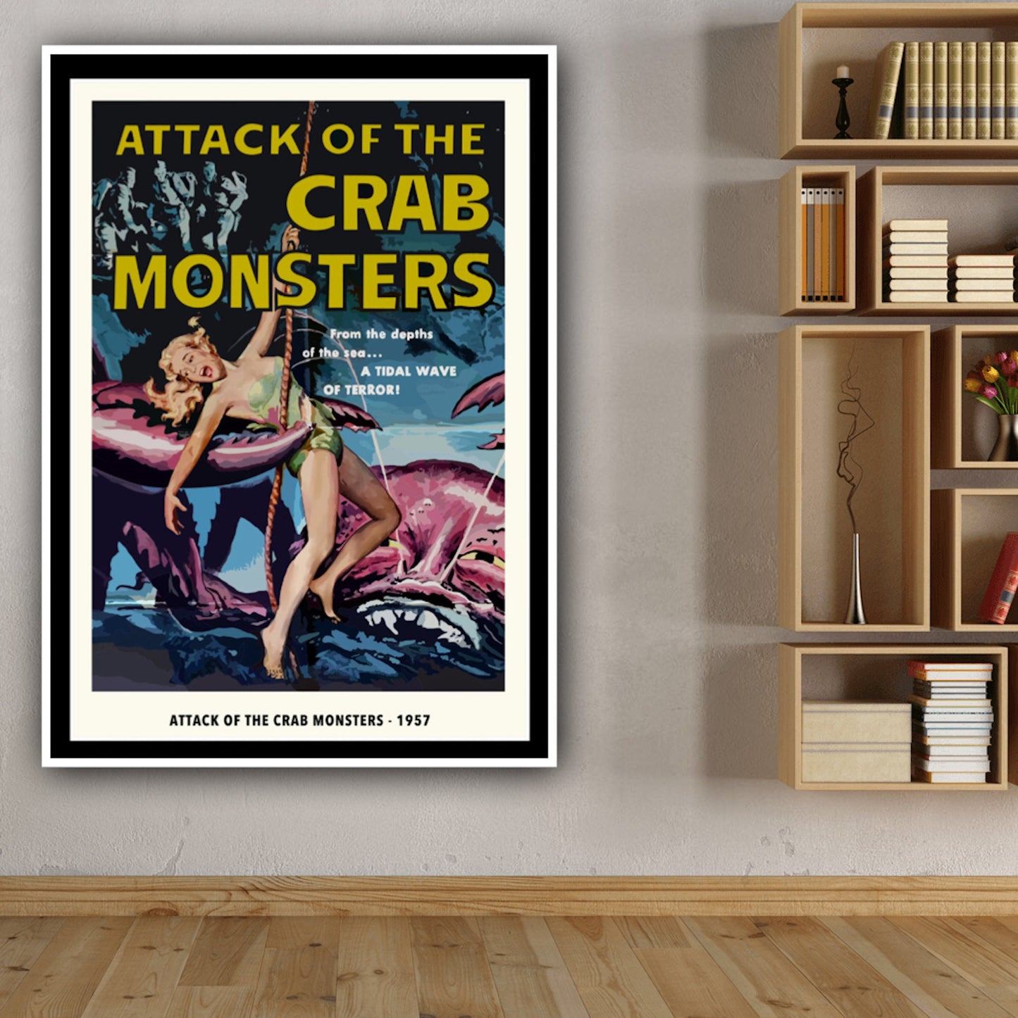 Attack of the Crab Monsters Poster, Attack of the Crab Monsters Movie Poster,Attack of the Crab Monsters Print