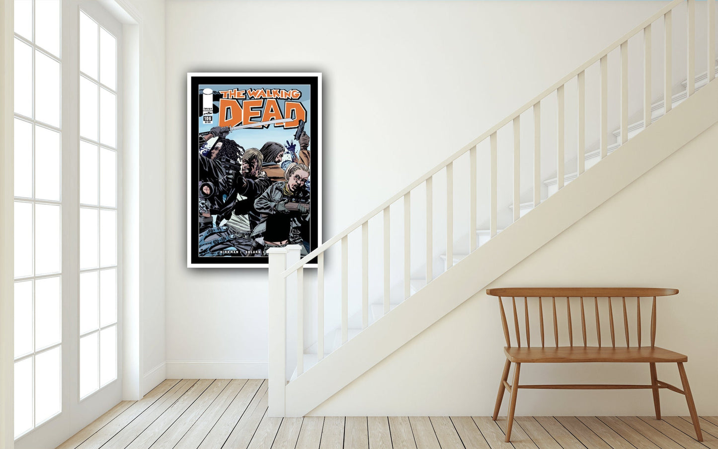 Walking Dead Poster, The Walking Dead Wall Art, Walking Dead Comic Art, Walking Dead Print, Walking Dead Graphic Poster