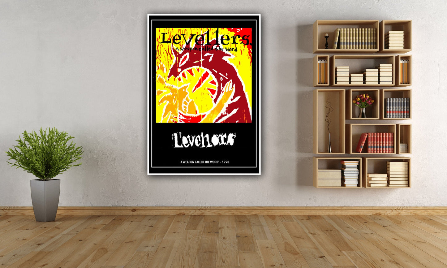 The Levellers Poster, A Weapon Called The Word Print, The Levellers Wall Art, The Levellers Print, The Levellers Poster