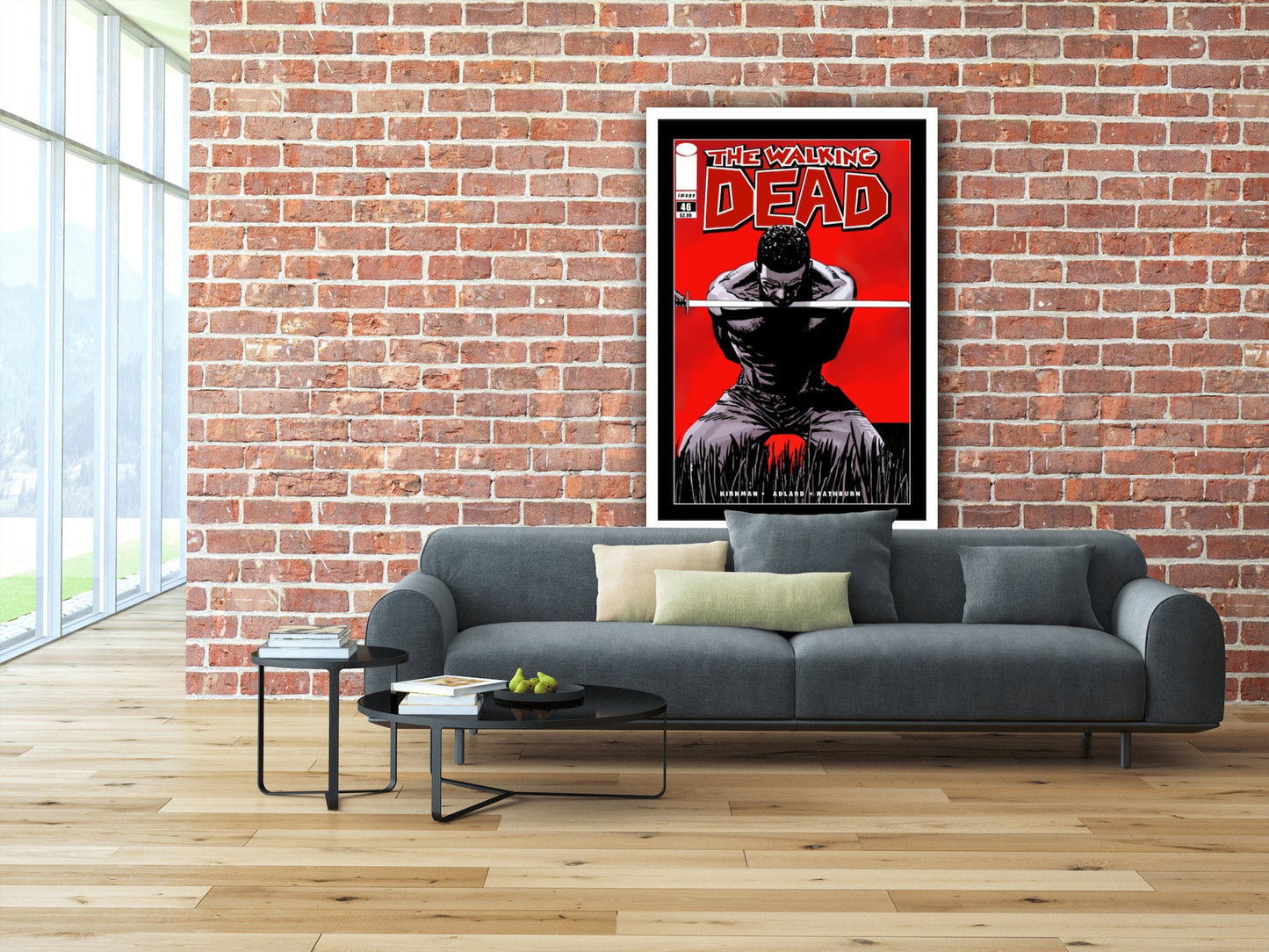 Walking Dead Poster, The Walking Dead Wall Art, Walking Dead Comic Art, Walking Dead Print, Walking Dead Graphic Poster