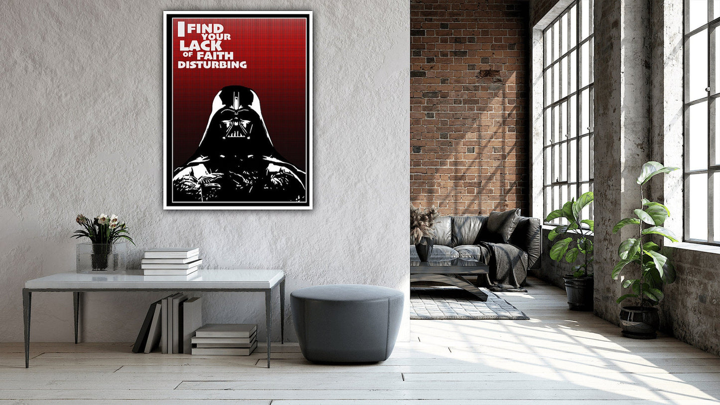 Darth Vader Movie Print, Star Wars Movie Wall Art,Home Decor,Gift Idea,Star Wars Movie Print, Darth Vader Movie Poster