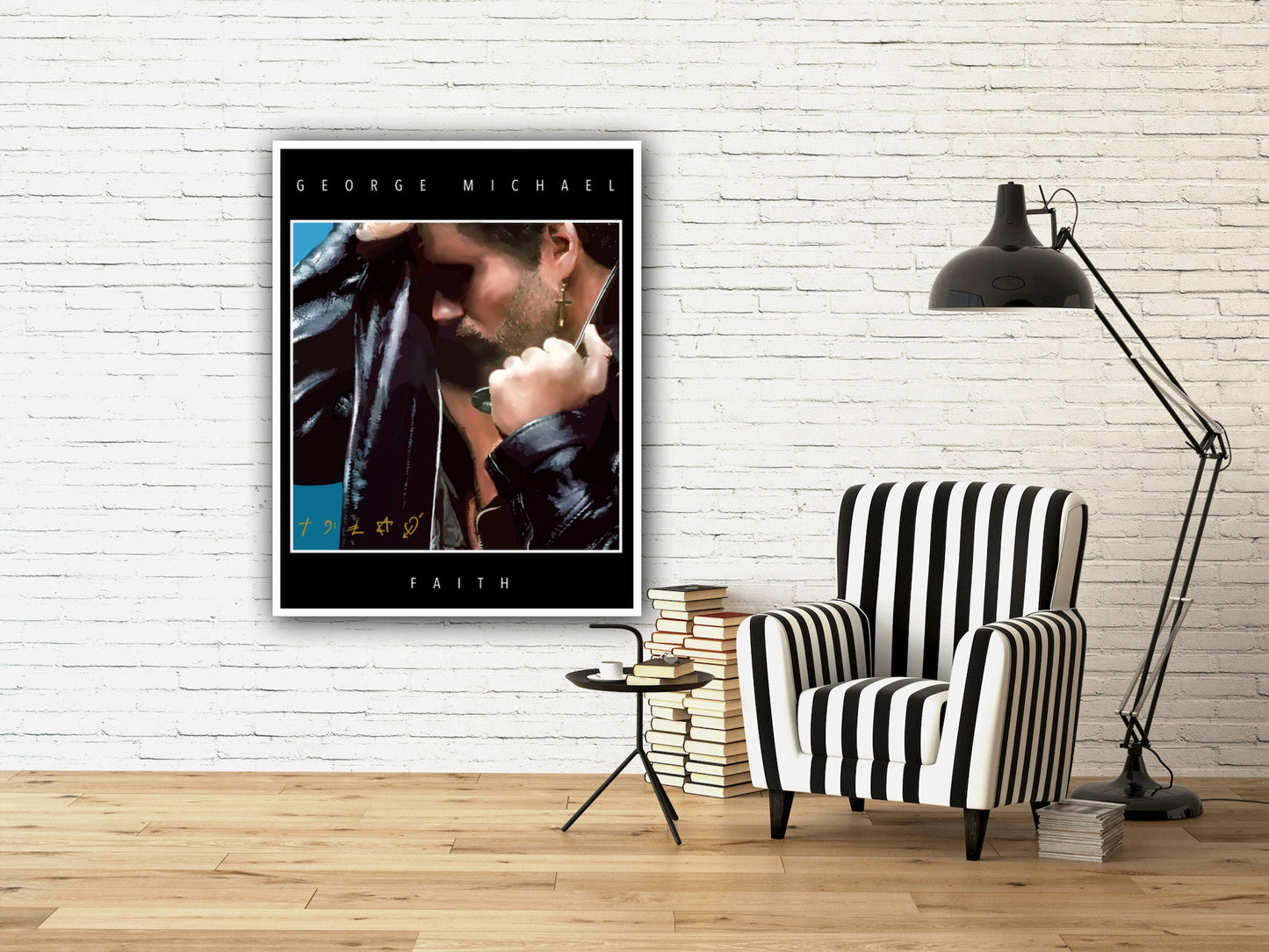 George Michael Poster, Faith Print, George Michael Wall Art, Home Decor, Gift Idea, George Michael Poster, Sizes A0/A1/A2/A3/A4