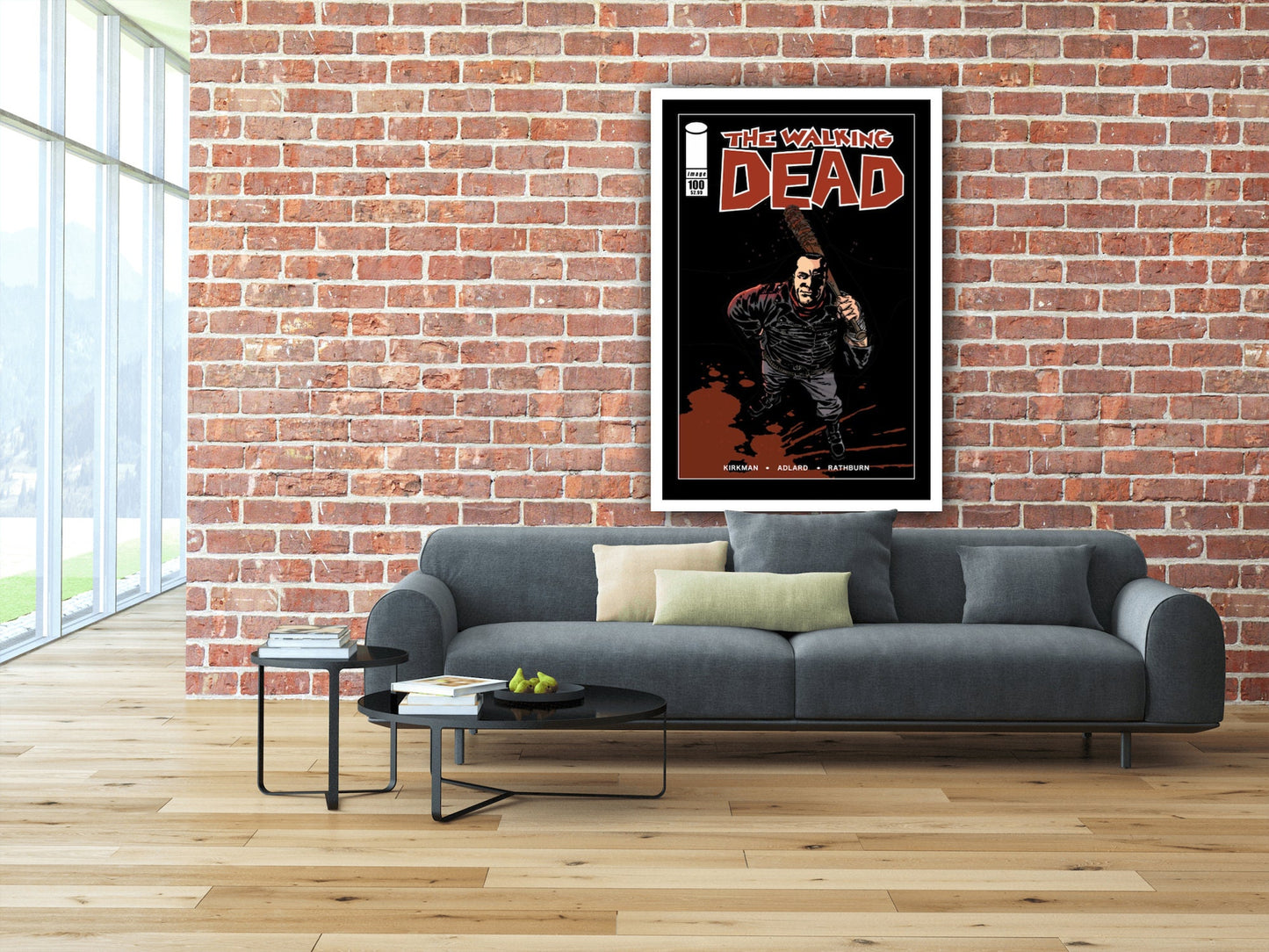 Walking Dead Poster, The Walking Dead Wall Art, Walking Dead Comic Art, Walking Dead Print, Walking Dead Graphic Poster