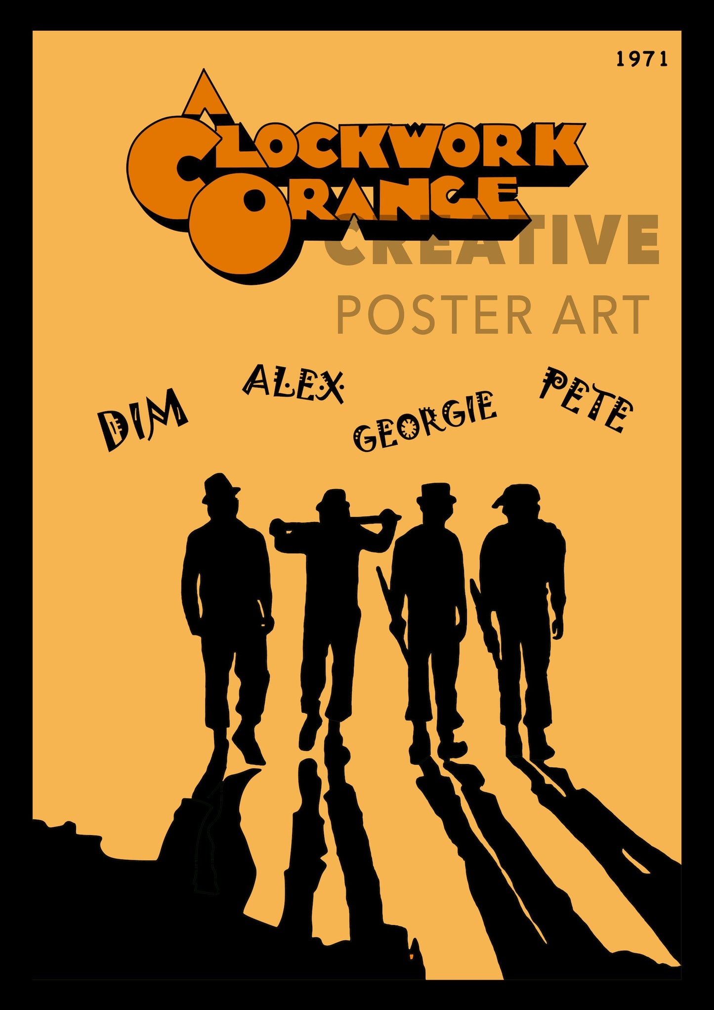 A Clockwork Orange Poster, Clockwork Orange Movie Poster,Clockwork Orange Movie Print, Clockwork Orange Poster