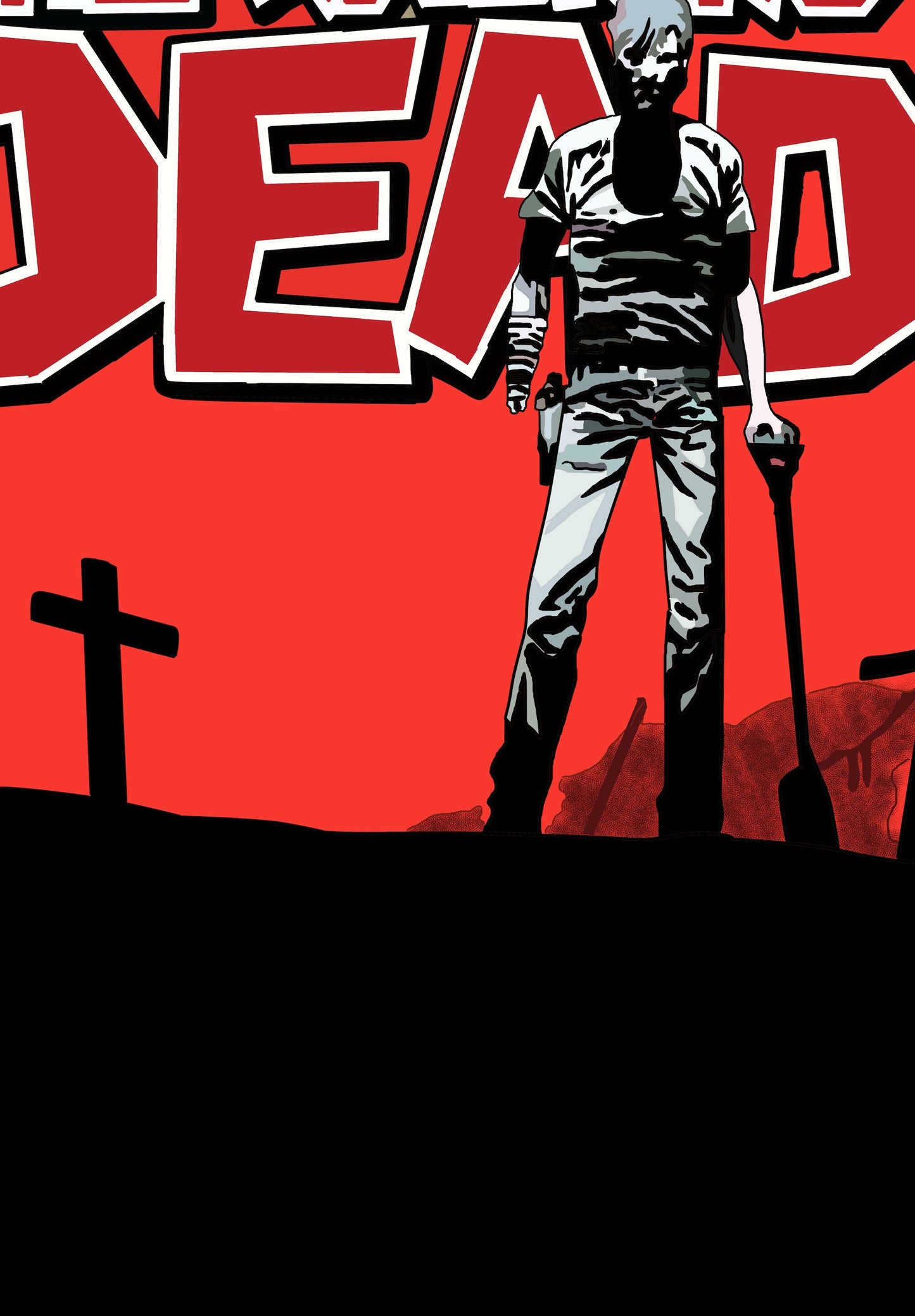 Walking Dead Poster, The Walking Dead Wall Art, Walking Dead Comic Art, Walking Dead Print, Walking Dead Graphic Poster