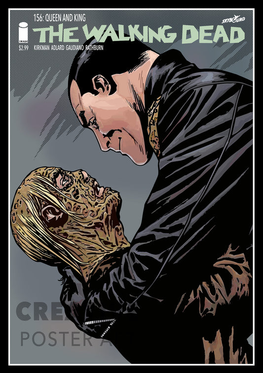 Walking Dead Poster, The Walking Dead Wall Art, Walking Dead Comic Art, Walking Dead Print, Walking Dead Graphic Poster