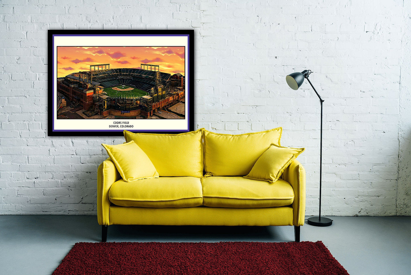 Colorado Rockies Poster, Coors Field Poster,  Field Print, Baseball Print, Colorado Rockies Art, Baseball Art, Coors Field Poster