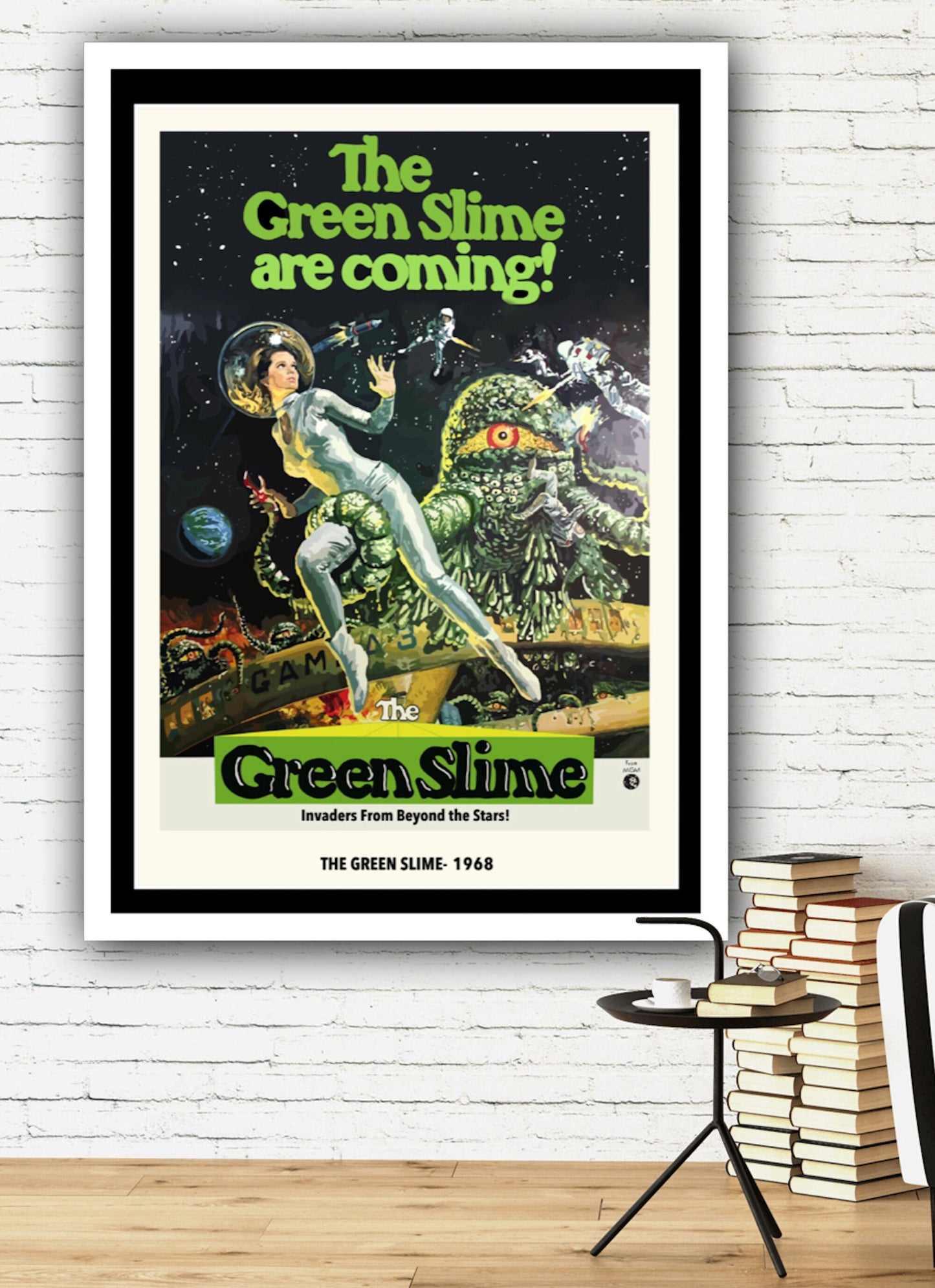 The Green Slime Poster, The Green Slime Movie Poster, The Green Slime Film Sci-Fi Print Poster