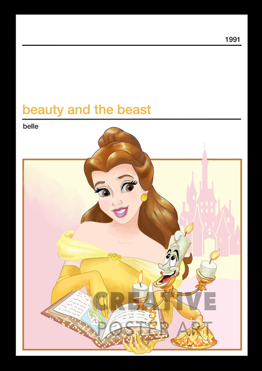 Beauty and the Beast Poster, Beauty and the Beast Movie Poster,Disney Belle Poster,Beauty and the Beast Print