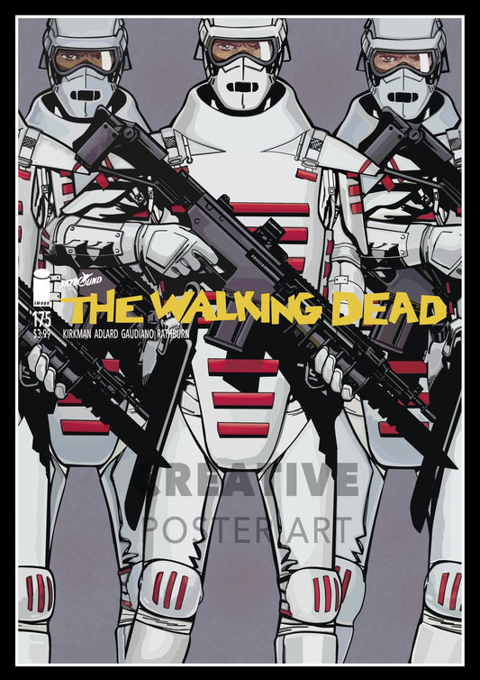 Walking Dead Poster, The Walking Dead Wall Art, Walking Dead Comic Art, Walking Dead Print, Walking Dead Graphic Poster